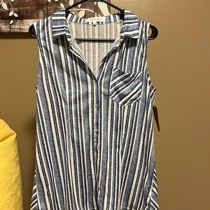 EDEN AND OLIVIA WOMEN SLEEVELESS TOP.  NEW WITH TAGS